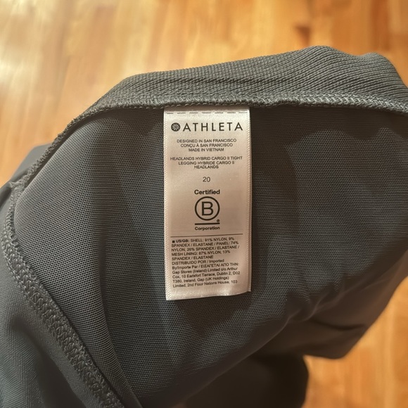 ATHLETA HEADLANDS HYBRID MID RISE TIGHT - Picture 7 of 13